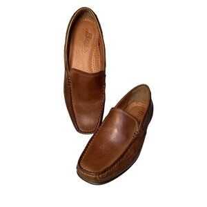 Bass Men's Brown Leather Slip On Loafers Size 8.5 M Pre-Owned Super Nice Shoes